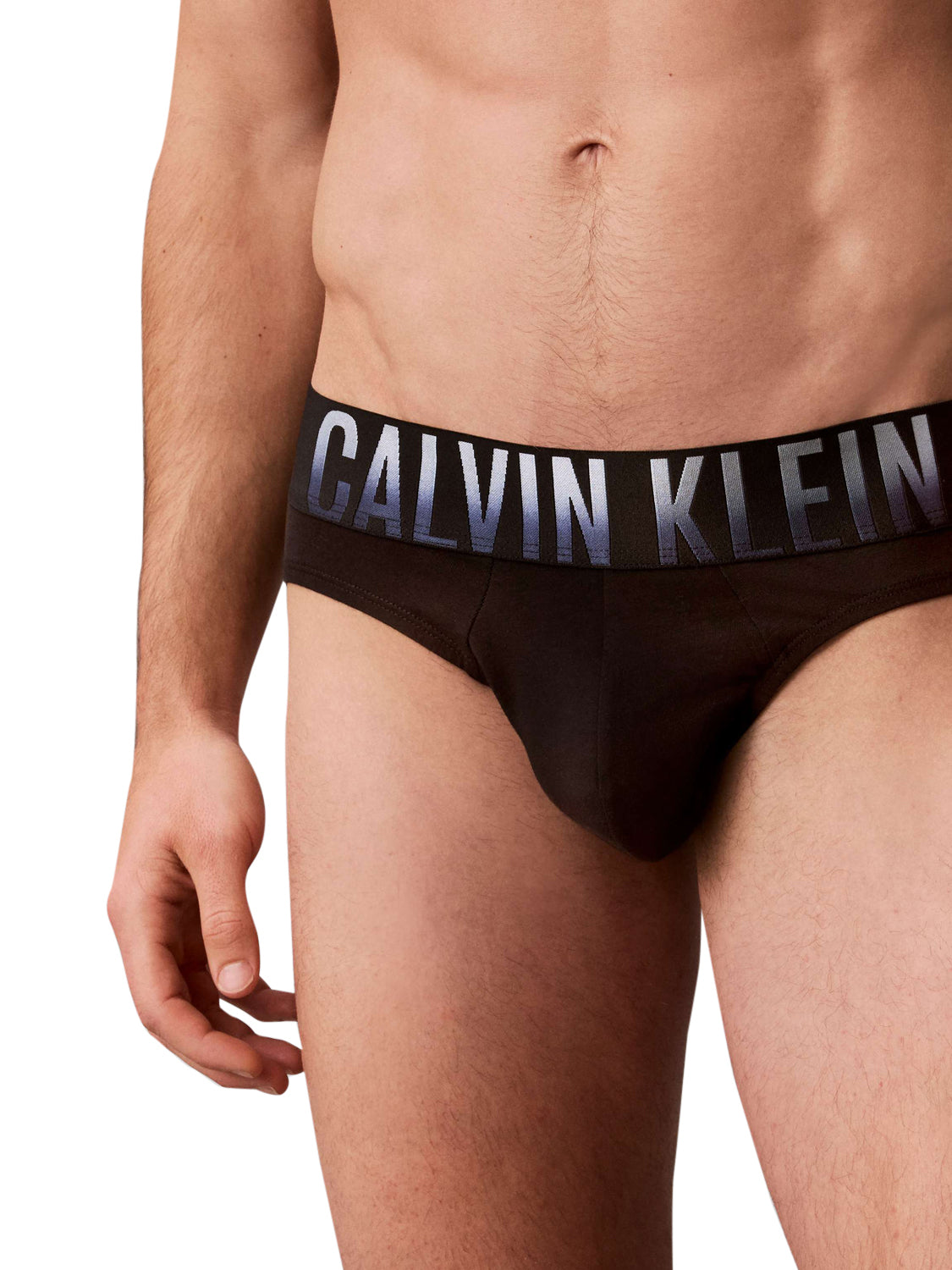 Calvin Klein Slip 3Pk Intense Power Cotton Stretch Calvin Klein - Blck Bdies W Pln Air Drk Sphi Blck Bdies W Pln Air Drk Sphi