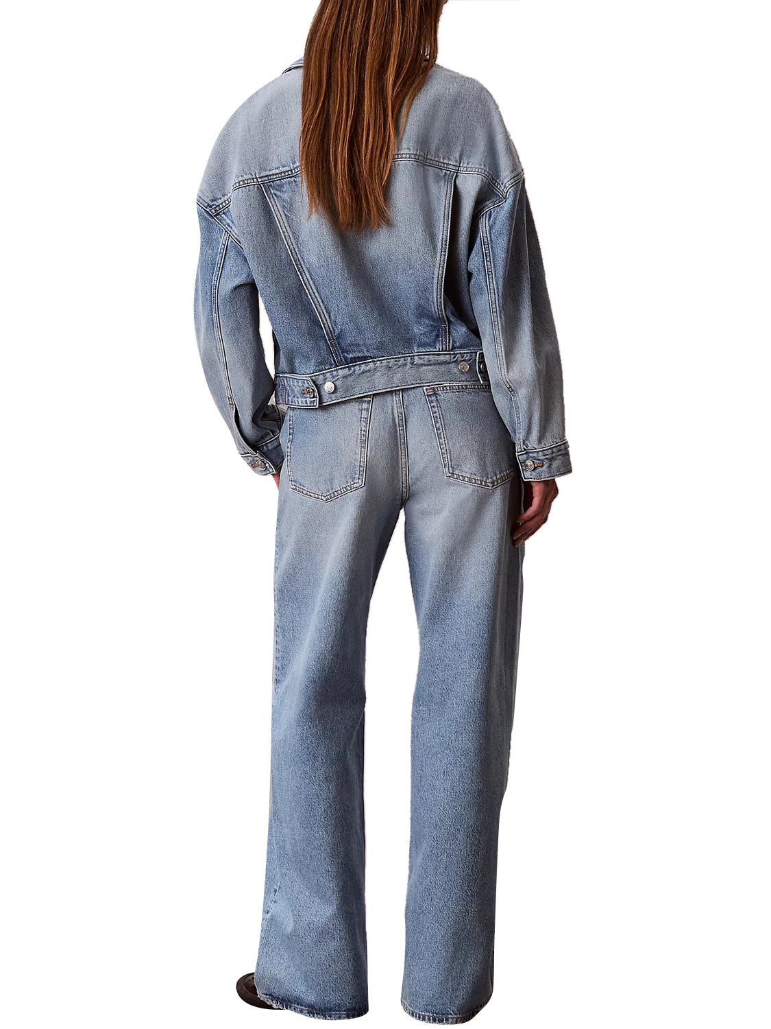 CALVIN2 1USCITA Jeans Wide Leg Calvin Klein - Denim DENIM