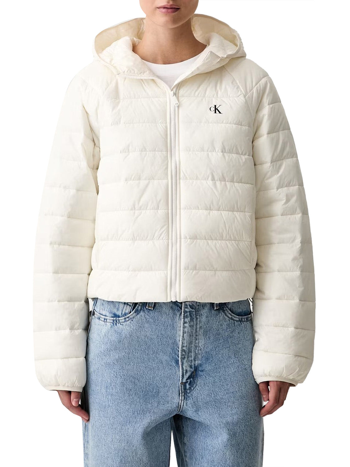 CALVIN2 1USCITA Piumino Calvin Klein - Bianco/Tofu Tofu