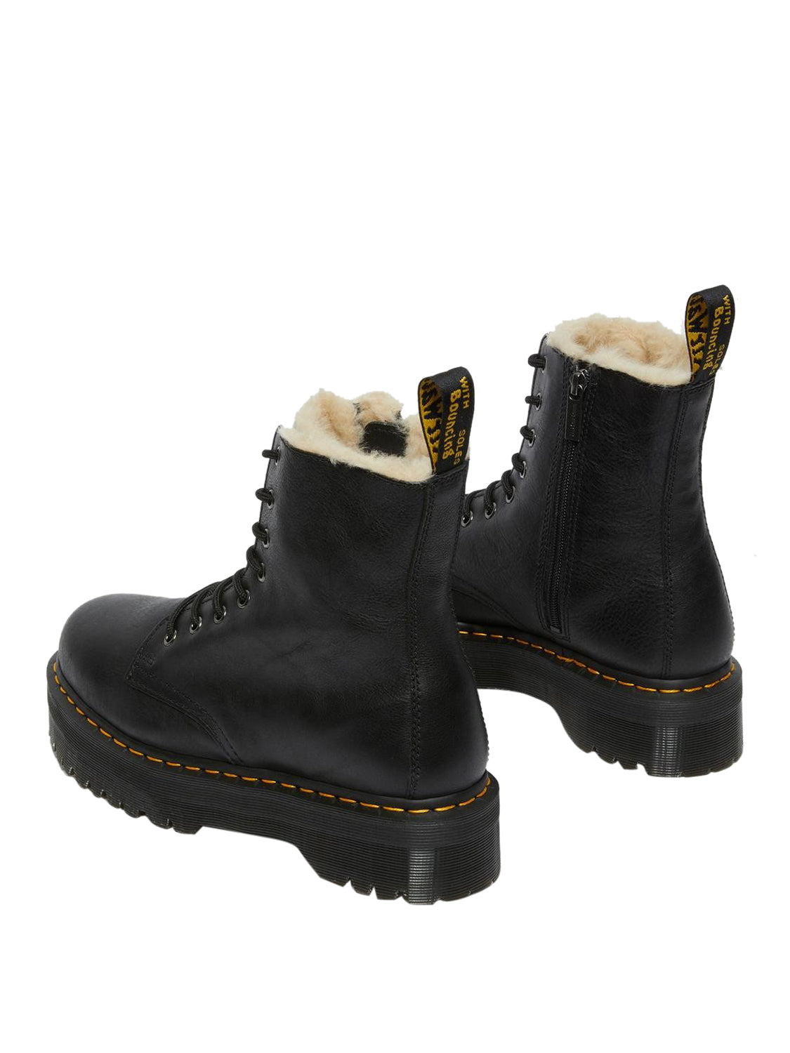 Dr Martens Dr Martens Anfibio Jadon Fl Pisa Nero BLACK