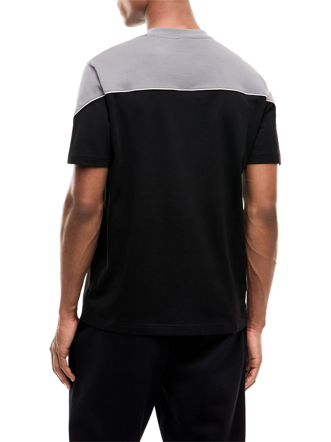 EA7 T-shirt Ea7 vestibilità regolare jersey di cotone - Nero Black Beauty