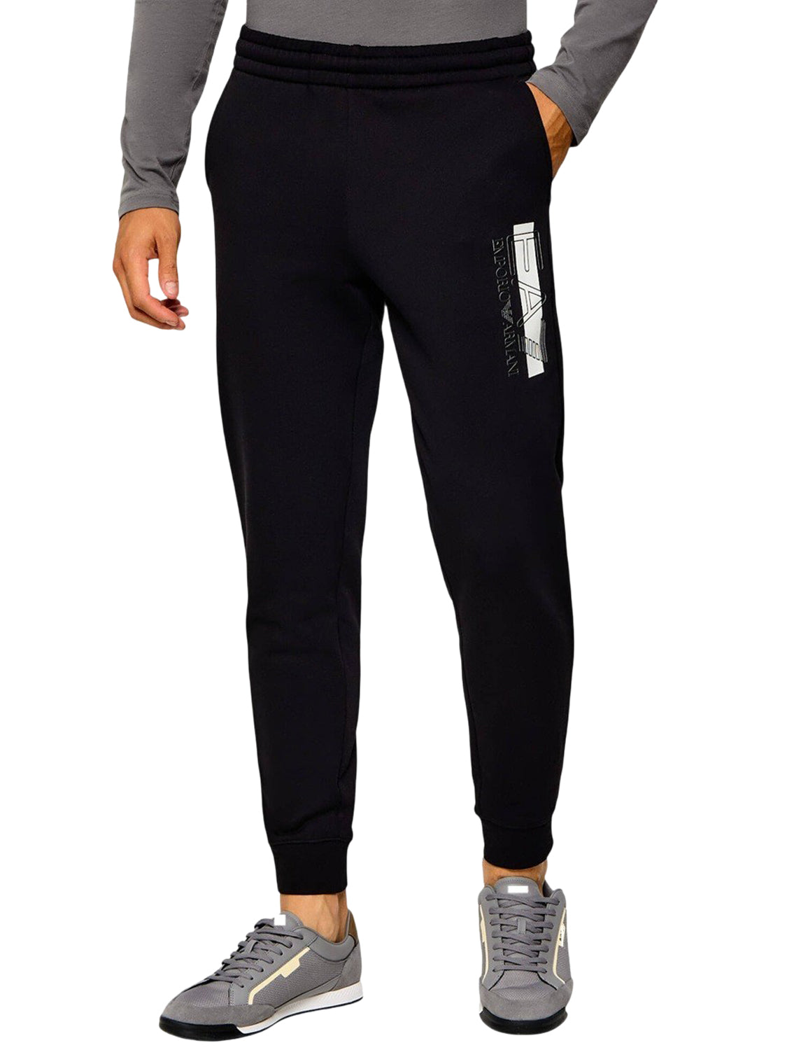 EA7 Pantalone Jogger EA7 - Nero BLACK/WHITE