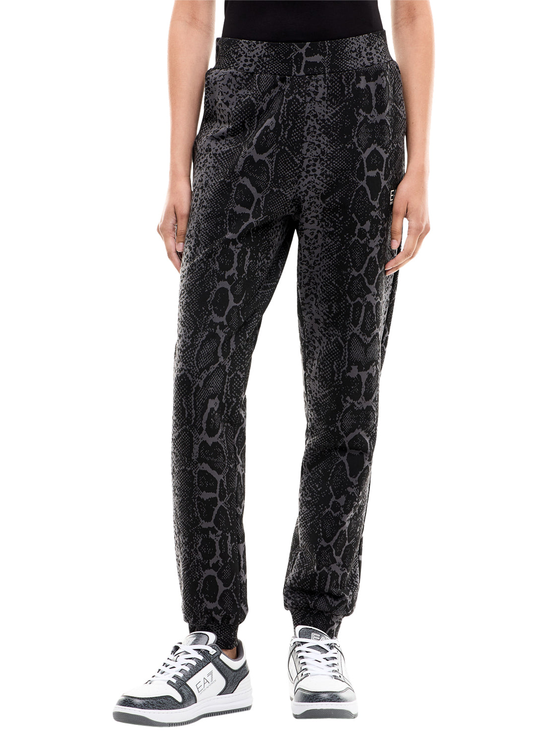 EA7 Pantaloni Graphic Series Regular In Jersey Di Cotone EA7 - Fancy Asphalt Fancy Asphalt