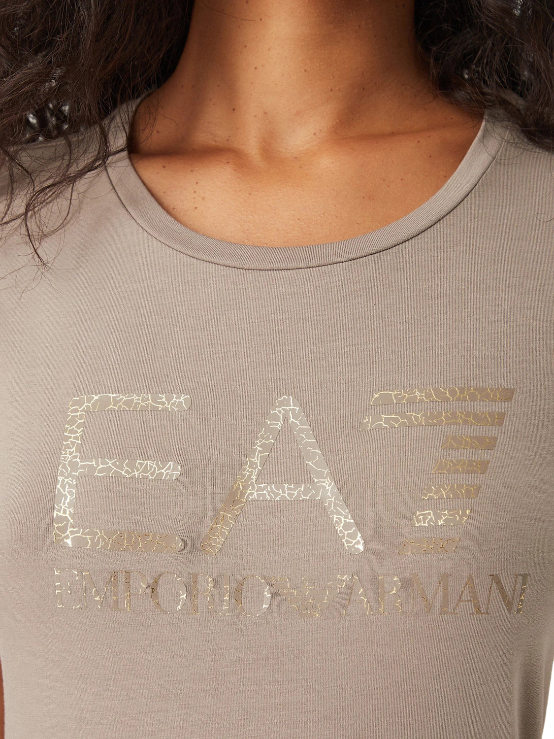 EA7 Tshirt In Jersey Cotone EA7 - Cinder Cinder