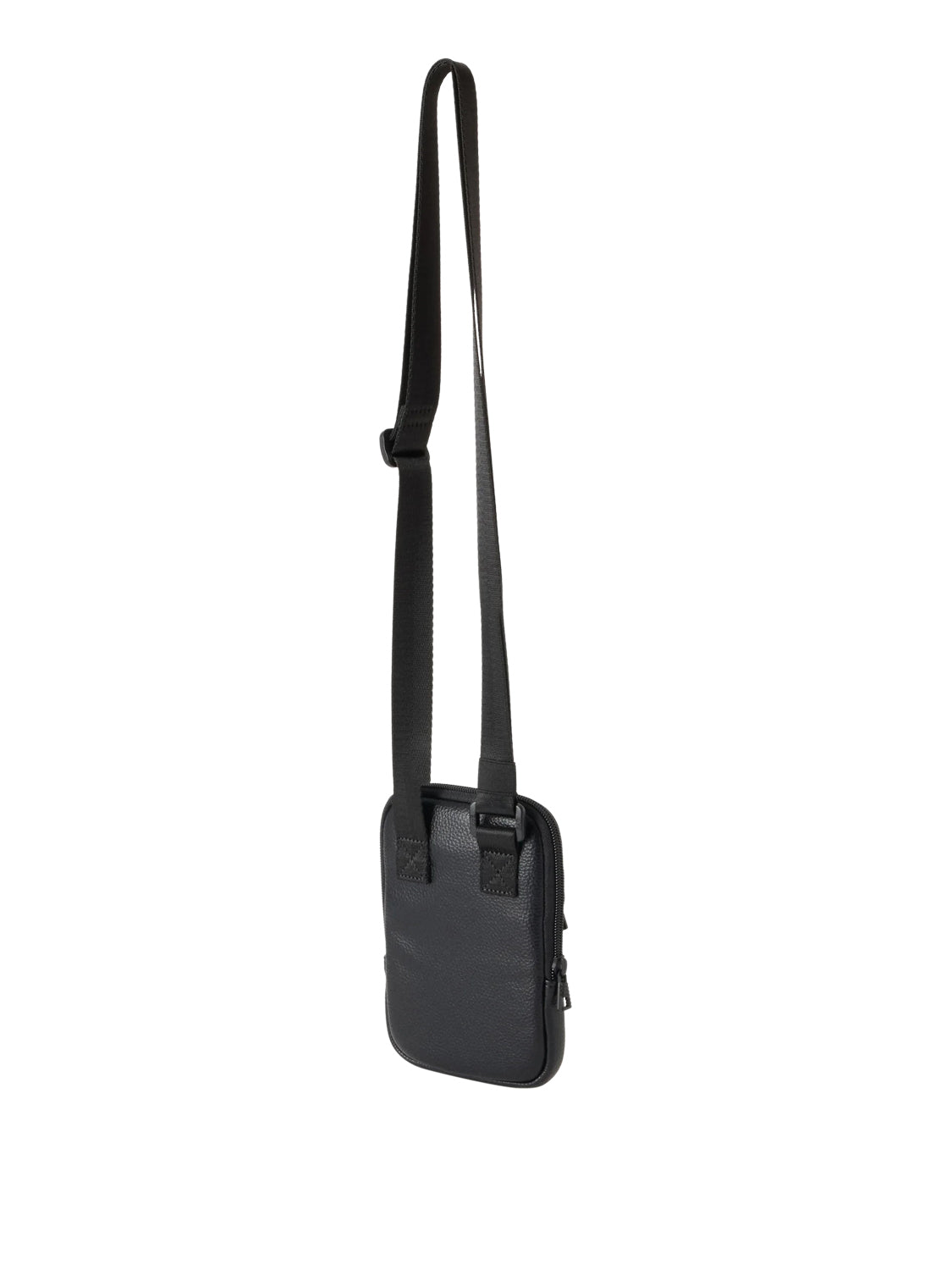 EA7 Ea7 Borsa A Tracolla Logo Frontale Nero BLACK