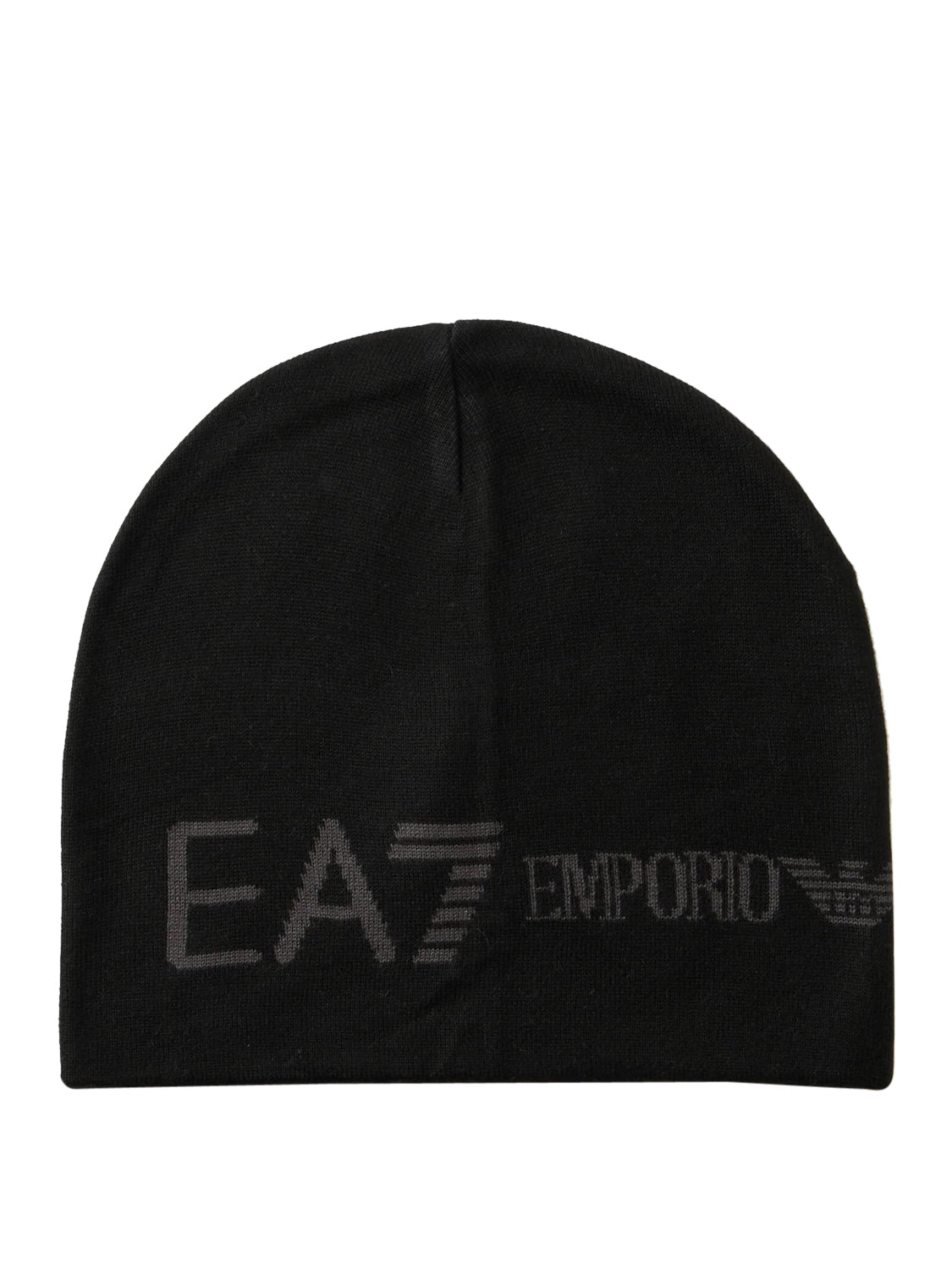 Ea7 Cappello Ea7 Tinta Unita Nero Black / Asphalt