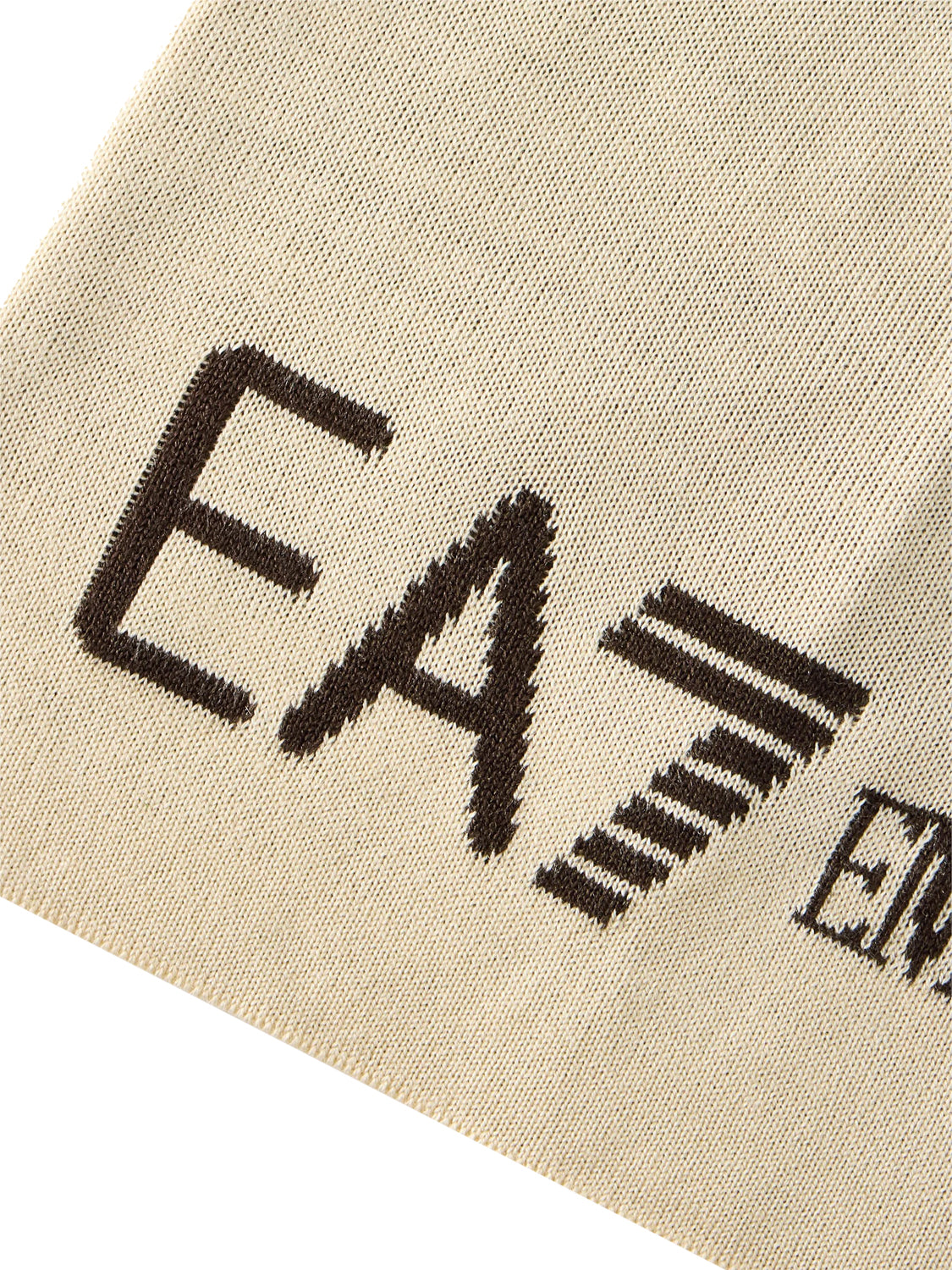 EA7 Berretto Ea7 Logo Frontale Beige Almond Milk