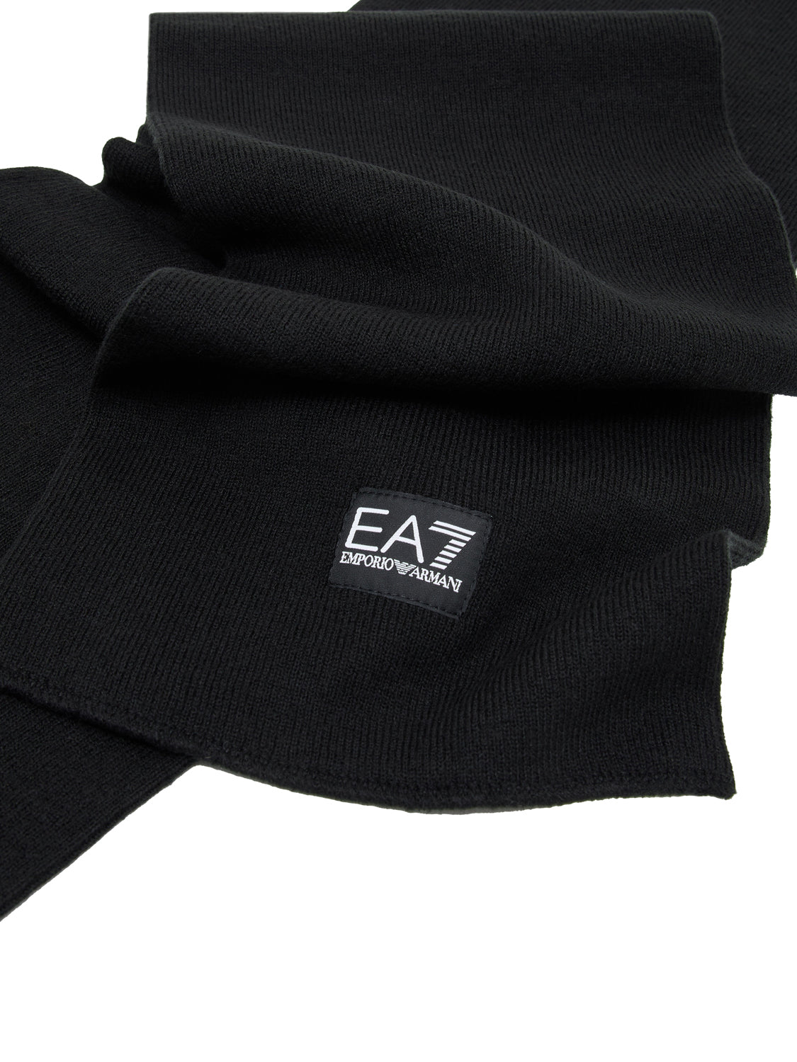 EA7 Sciarpa Ea7 Tinta Unita Nero BLACK