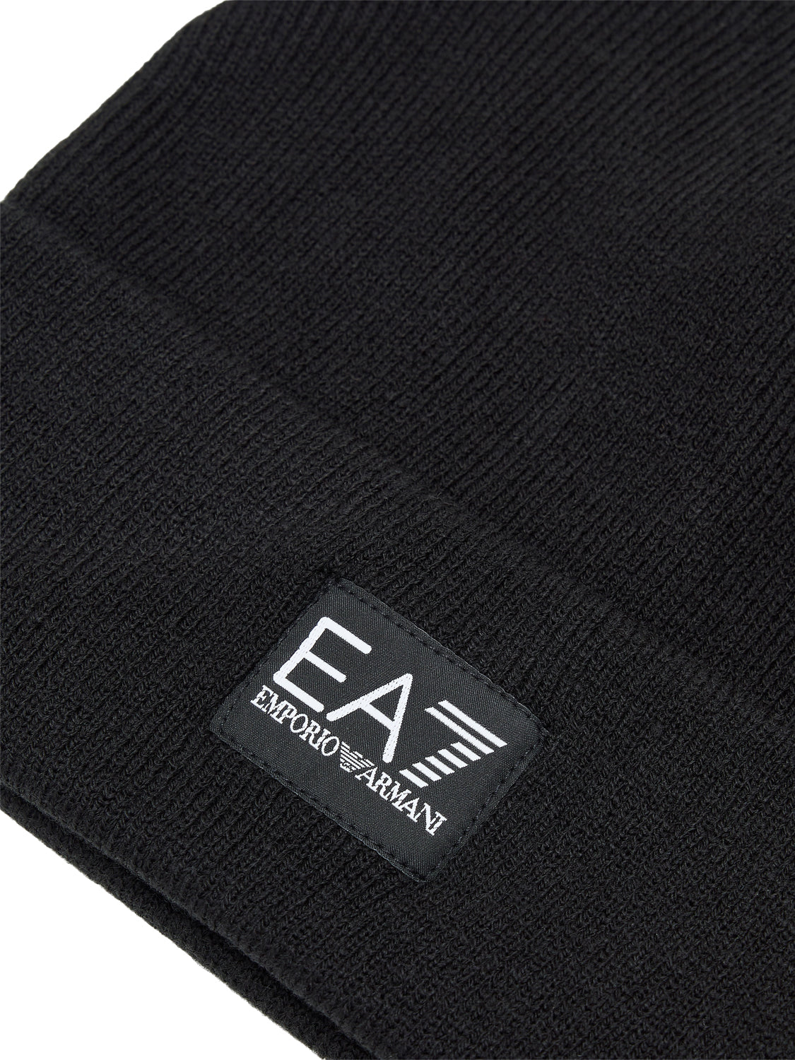 EA7 Berretto Ea7 Logo Frontale Nero BLACK