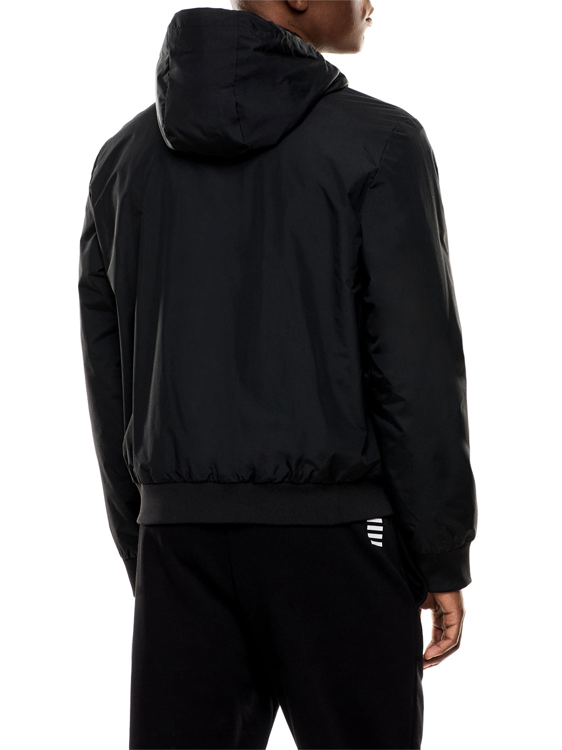 EA7 Ea7 Bomber Logo Frontale Nero BLACK