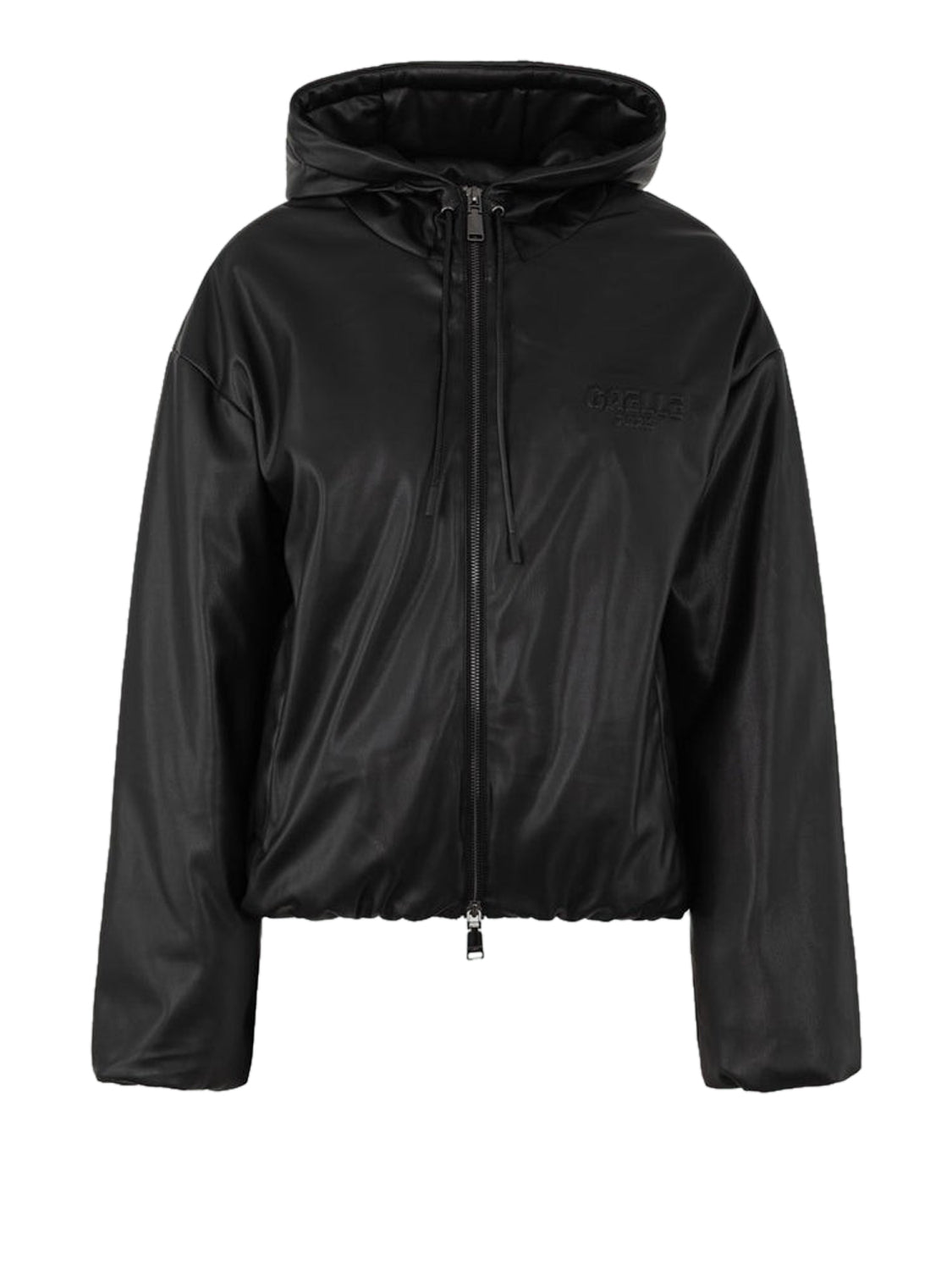 Gaelle Paris Gaelle Paris Bomber In Ecopelle Con Personalizzazione Nero Nero