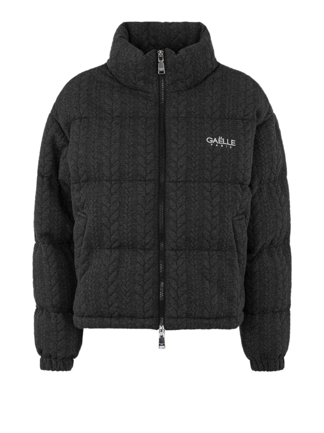 Gaelle Paris Bomber Gaelle Paris In Maglia Con Ricamo Logo Lato Cuore Grigio Grigio