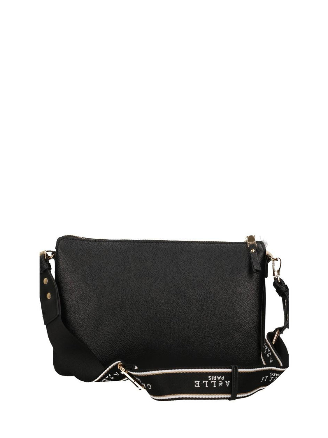Gaelle Paris Borsa Pochette Gaelle Paris Logo Frontale Nero Nero