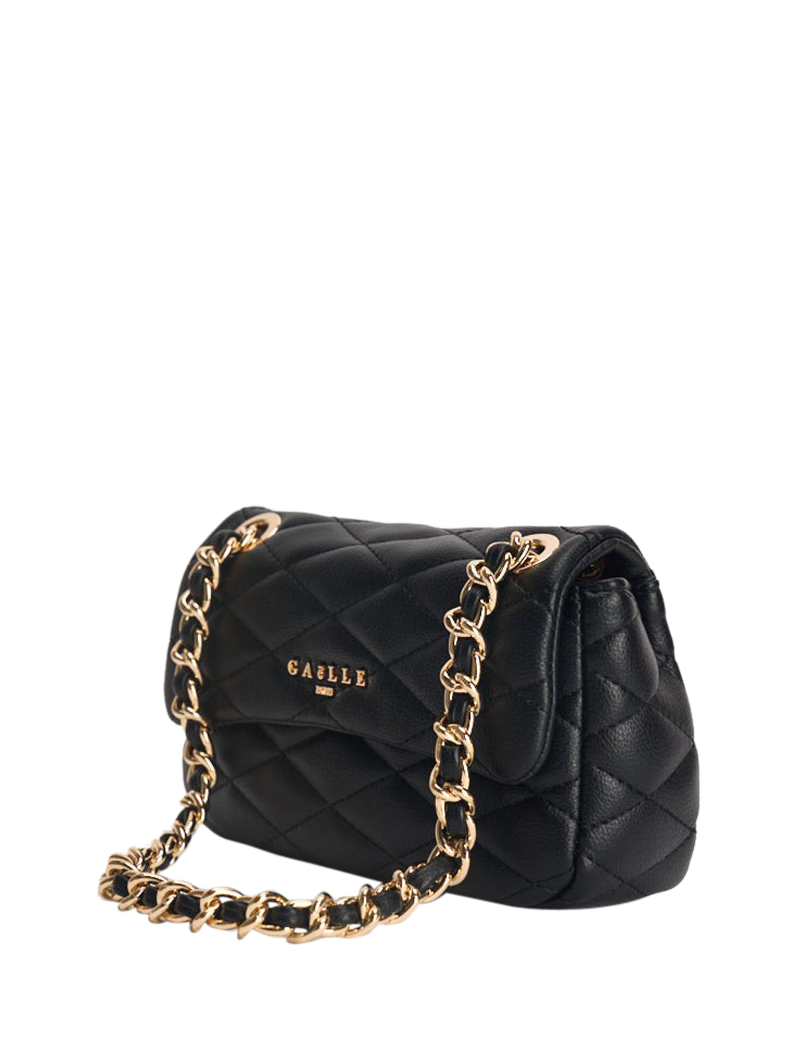 Gaelle Paris Borsa A Tracolla Gaelle Paris Logo Frontale Nero Nero