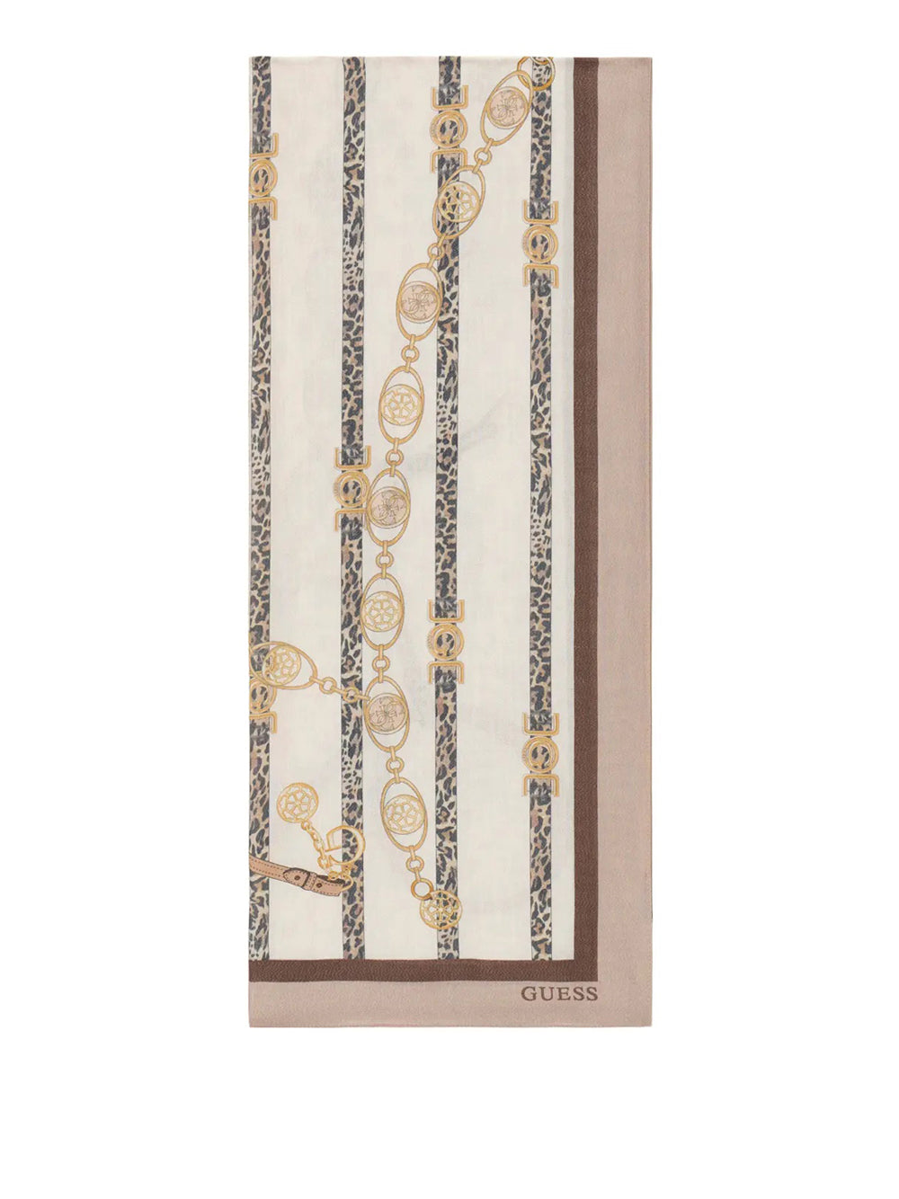 GUESS 1 USCITA Guess Sciarpa Printed 70X180 - Taupe Light Taupe