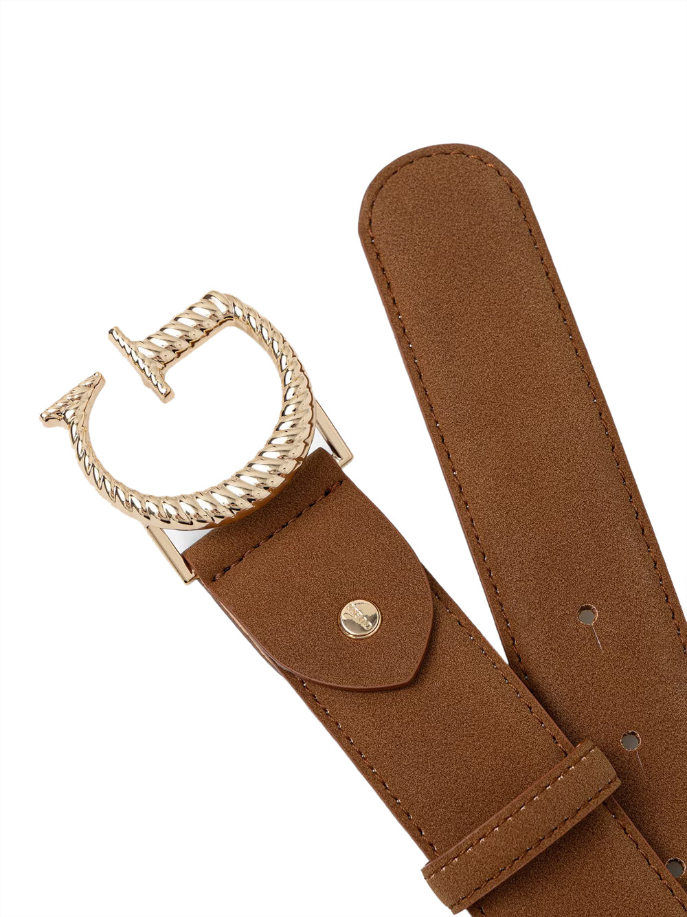 GUESS 1 USCITA Guess Cintura H35 Logo In Metallo - Cognac Cognac