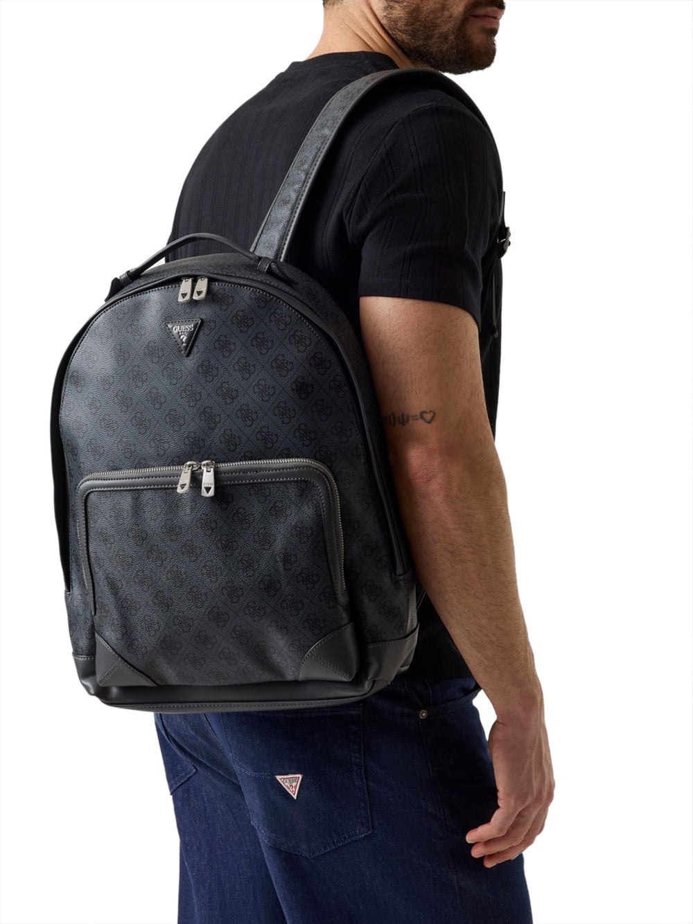 GUESS 1 USCITA Guess Zaino Milano - Antracite Black/Antracite