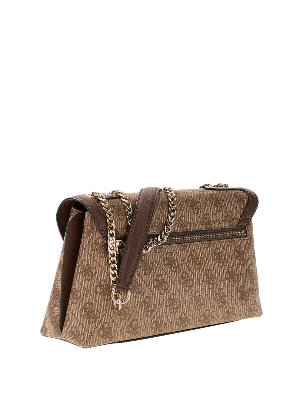 GUESS 1 USCITA Guess Borsa A Tracolla Lindsey Convertible - Beige Latte Logo