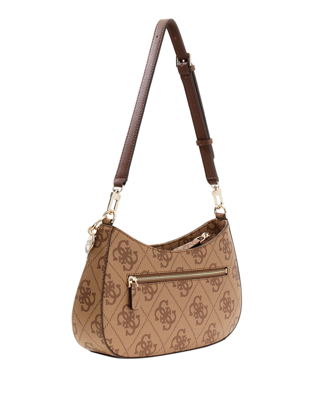 GUESS 1 USCITA Guess Borsa A Tracolla Noelle - Marrone Latte Logo/Brown