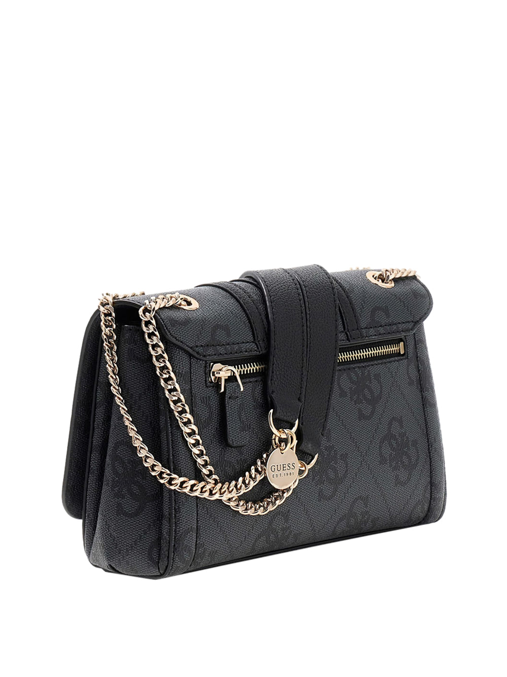 GUESS 1 USCITA Guess Borsa A Tracolla Con Logo Noelle - Coal Coal Logo
