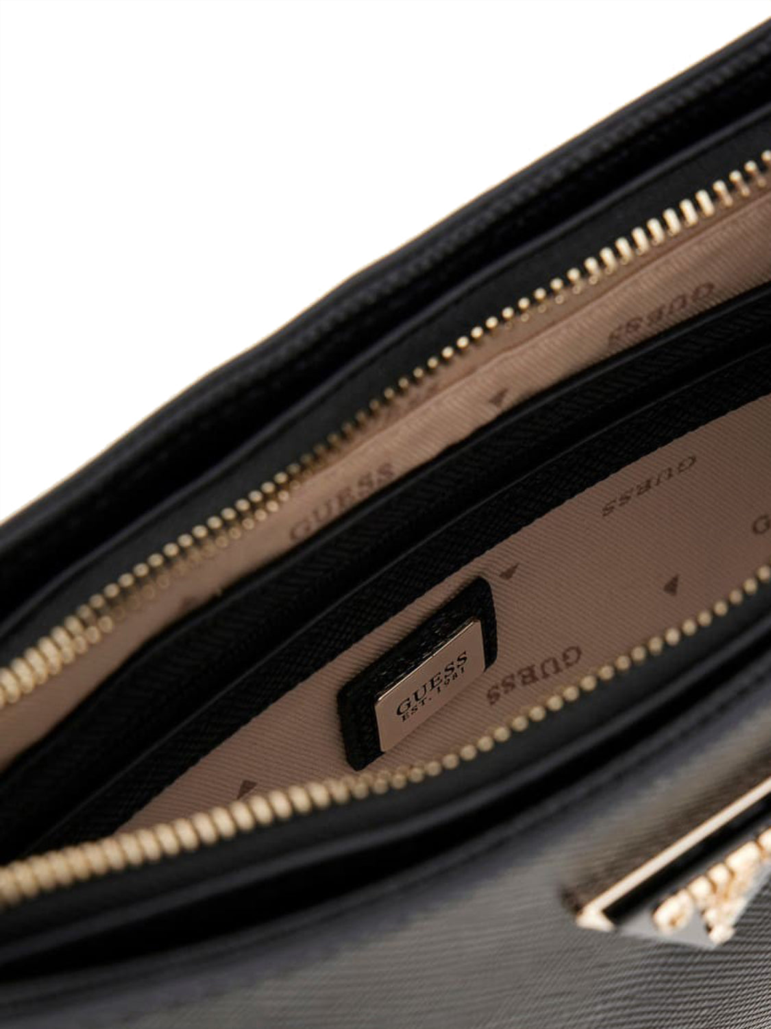 GUESS 1 USCITA Borsa A Tracolla Noelle Saffiano Guess - Nero Nero