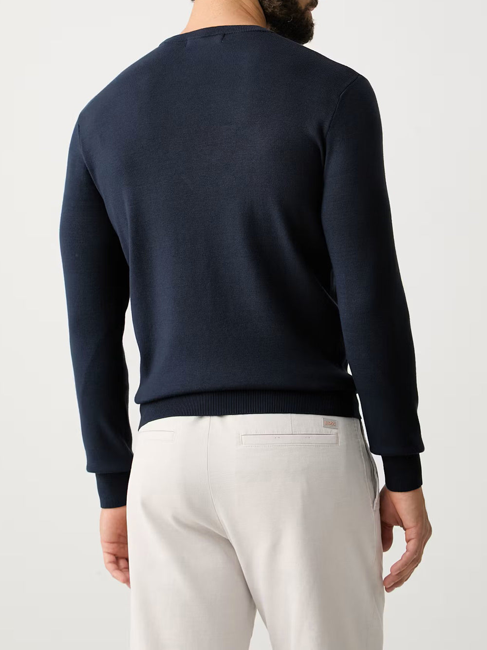 GUESS 1 USCITA Guess Maglione Logo Frontale - Navy Smart blue