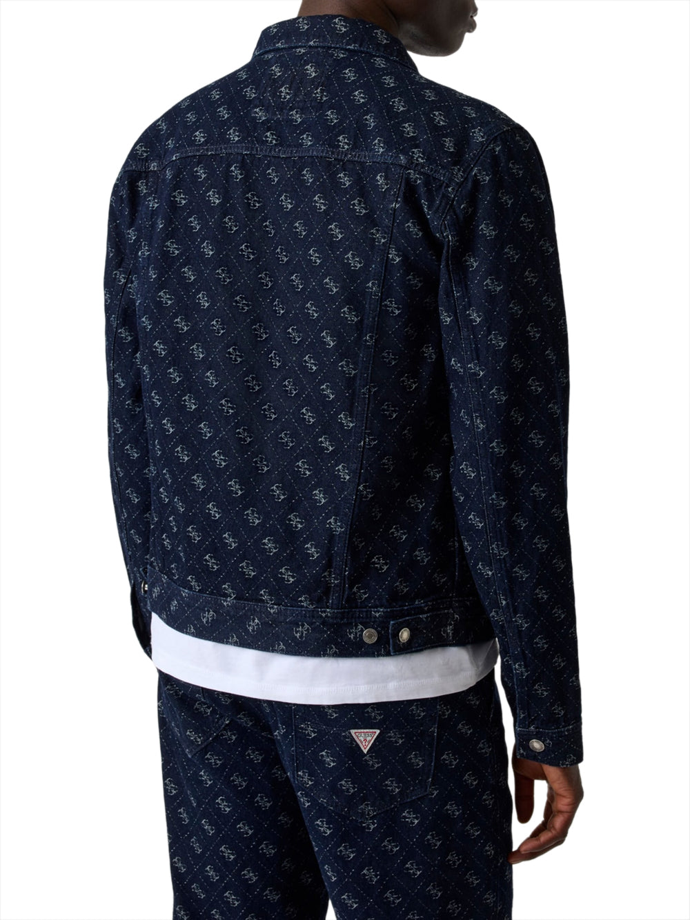 GUESS 1 USCITA Guess Giacca Dillon - Navy Wisley 4G Logo
