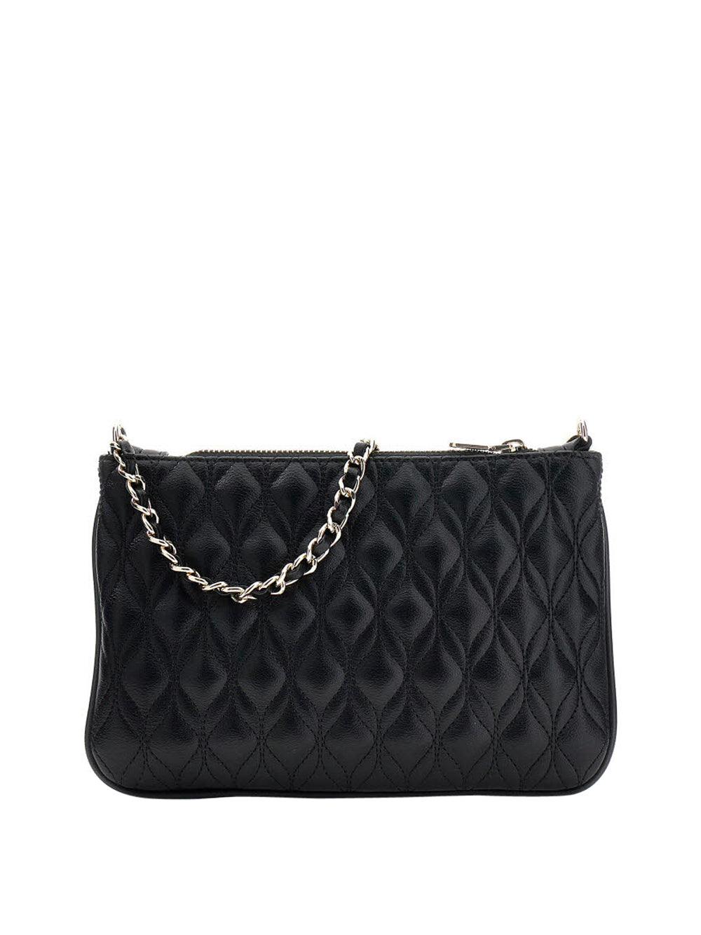 GUESS 1 USCITA Guess Pochette Flat Maxine Quilted - Nero BLACK