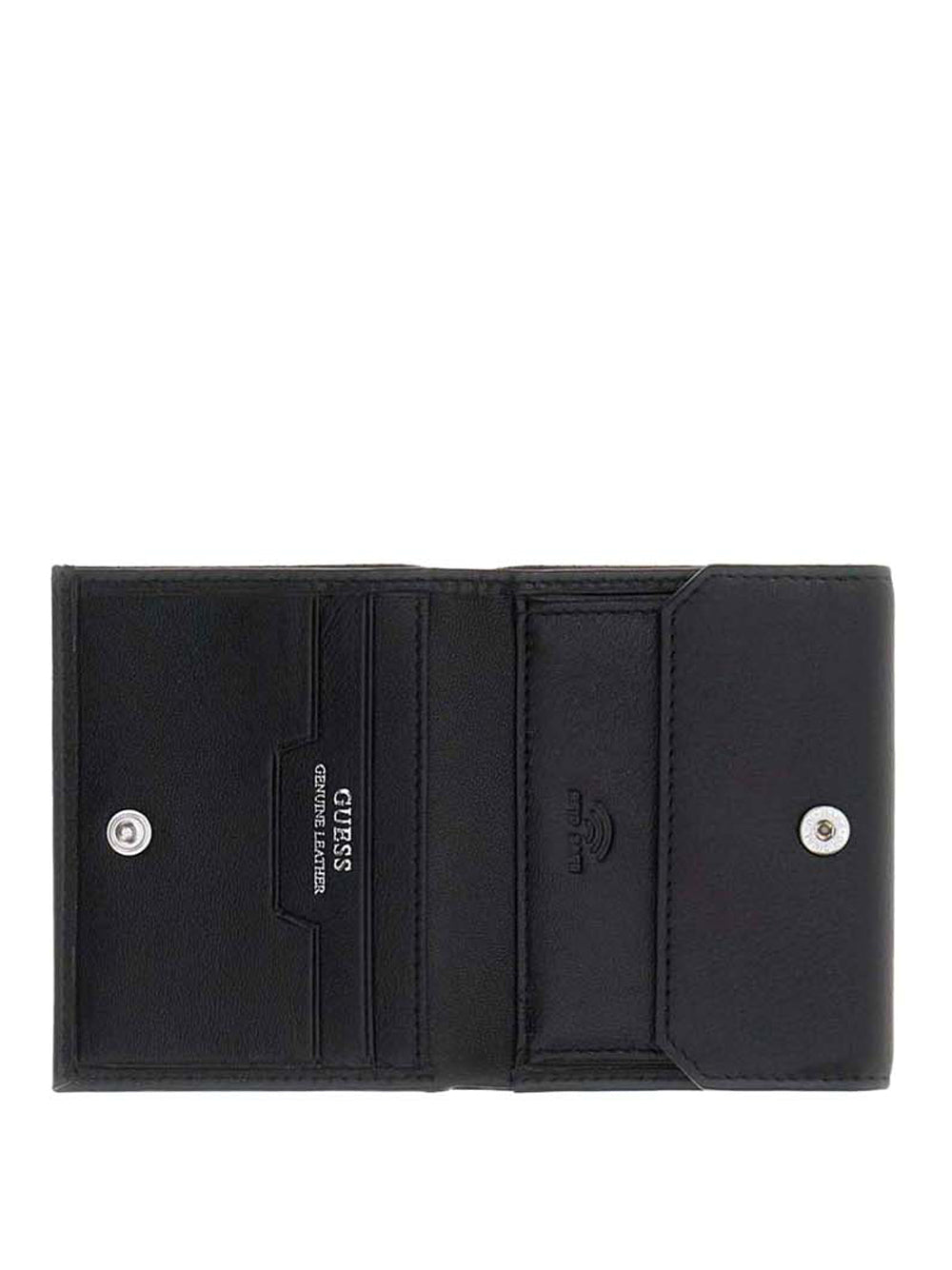 GUESS 1 USCITA Guess Portafoglio Boston Trifold - Nero BLACK