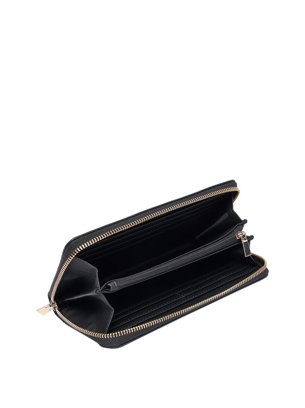 GUESS 1 USCITA Guess Maxi Portafoglio Laurel Triangolo Logo - Nero BLACK