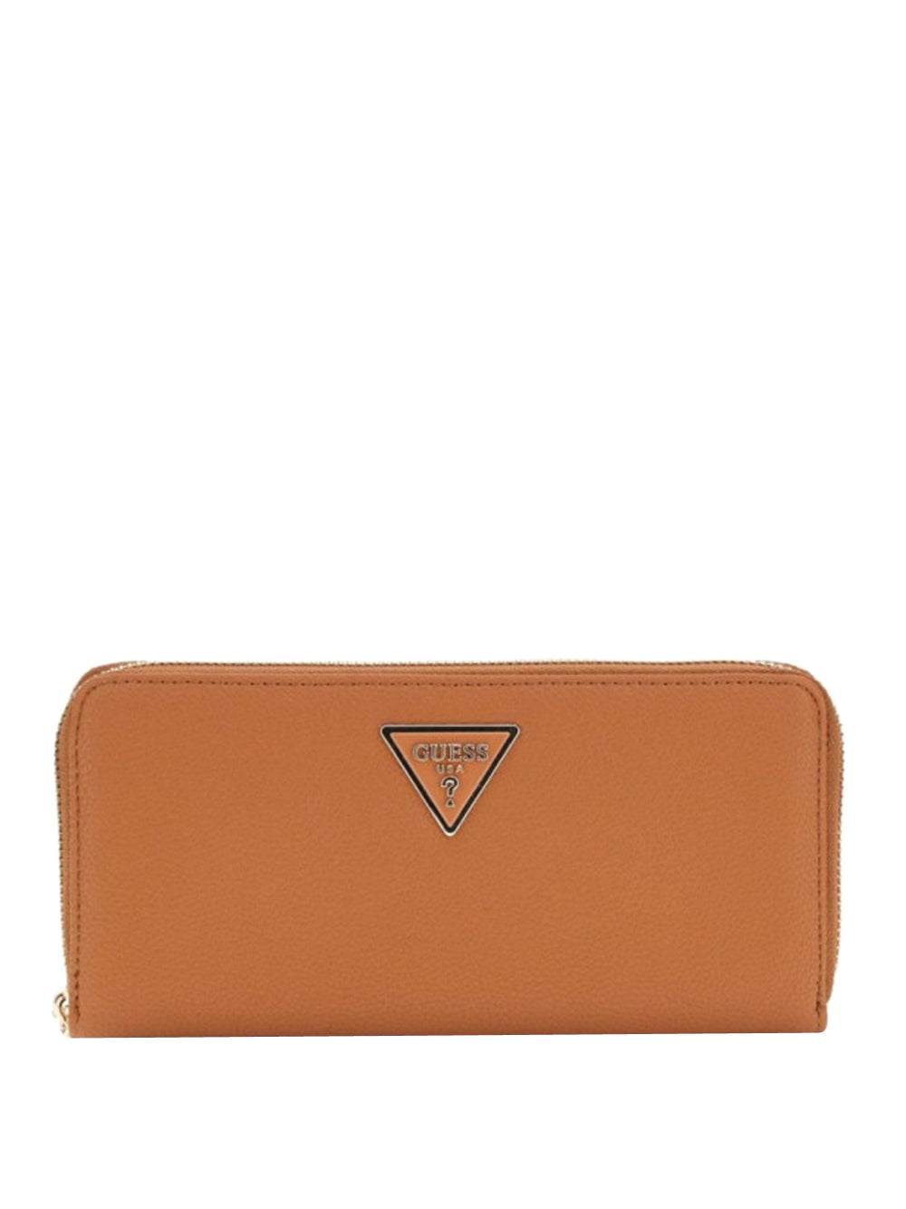 GUESS 1 USCITA Guess Maxi Portafoglio Laurel Triangolo Logo - Cognac Cognac