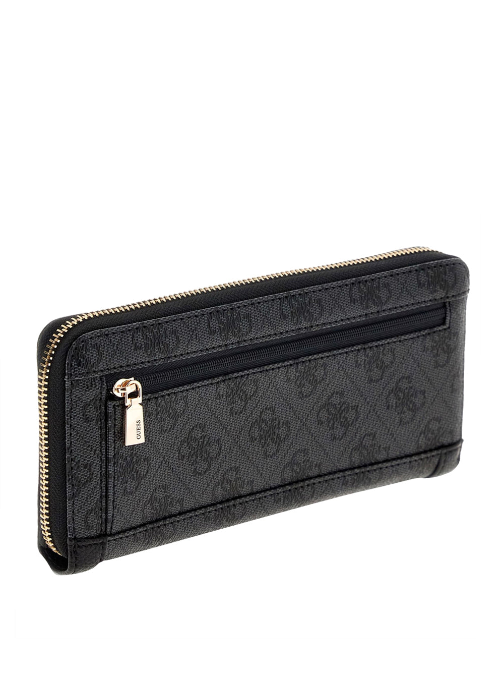 GUESS 1 USCITA Guess Portafoglio Lindsey - Coal Coal Logo