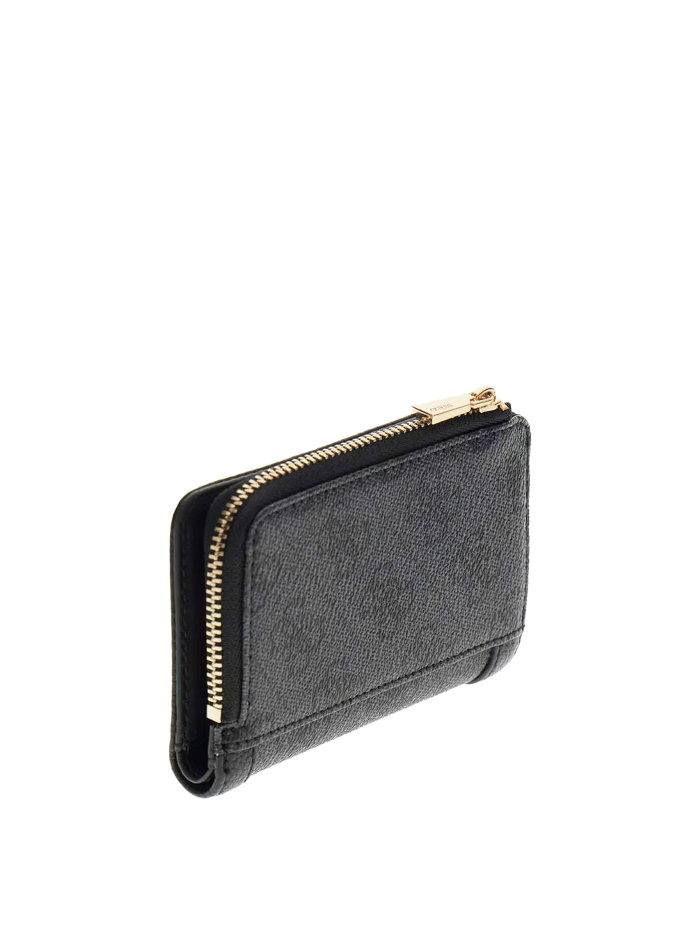 GUESS 1 USCITA Guess Portafoglio Lindsey Slg Zip Arnd Card Case - Coal Coal Logo