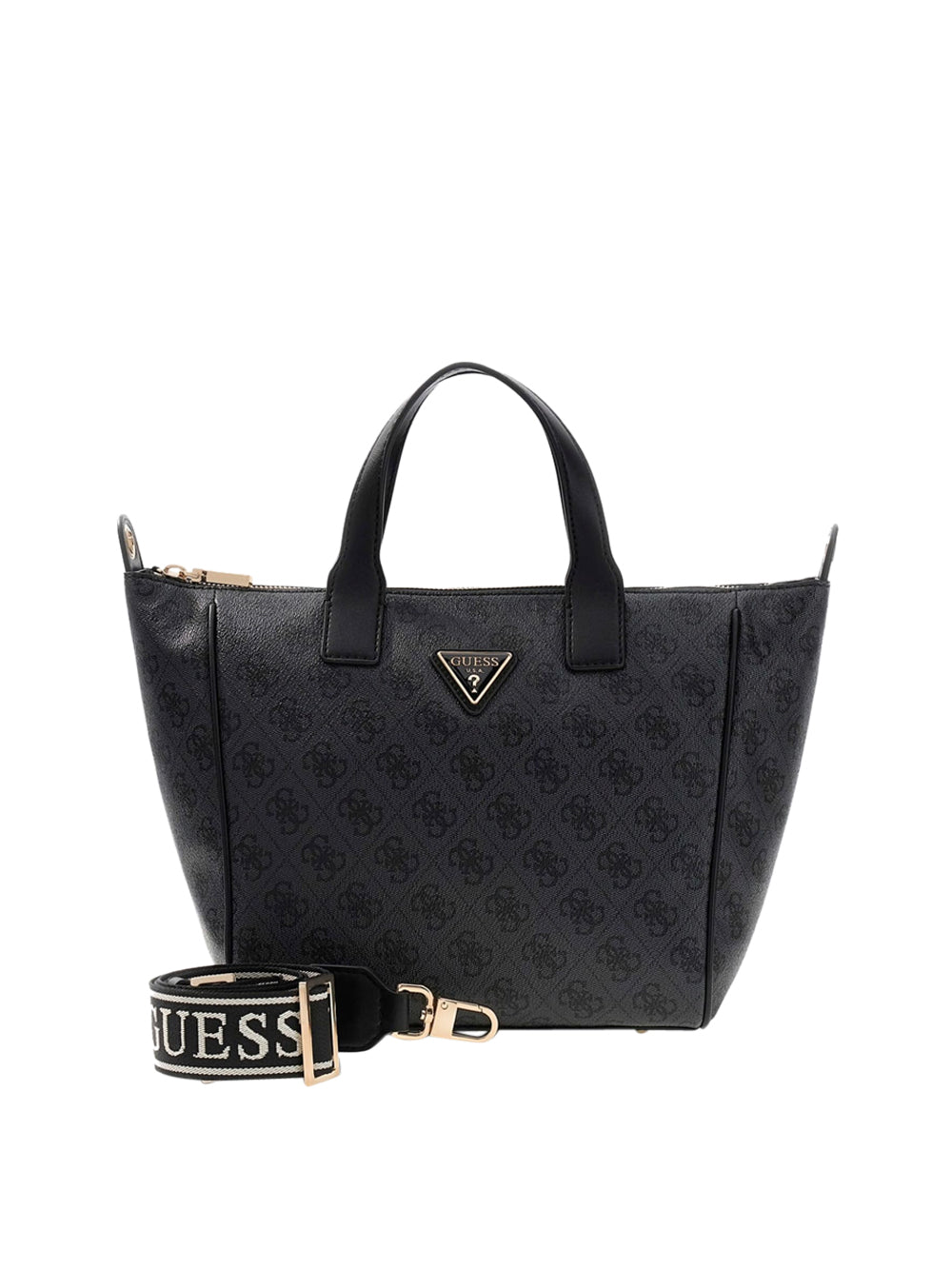 GUESS 1 USCITA Guess Borsa Shopper Follie - Nero Coal Logo
