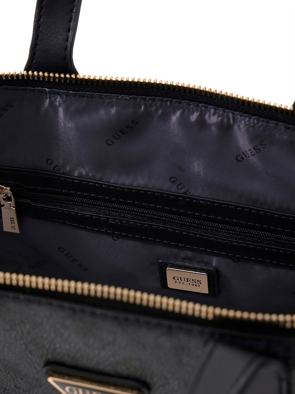 GUESS 1 USCITA Guess Borsa Shopper Follie - Nero Coal Logo