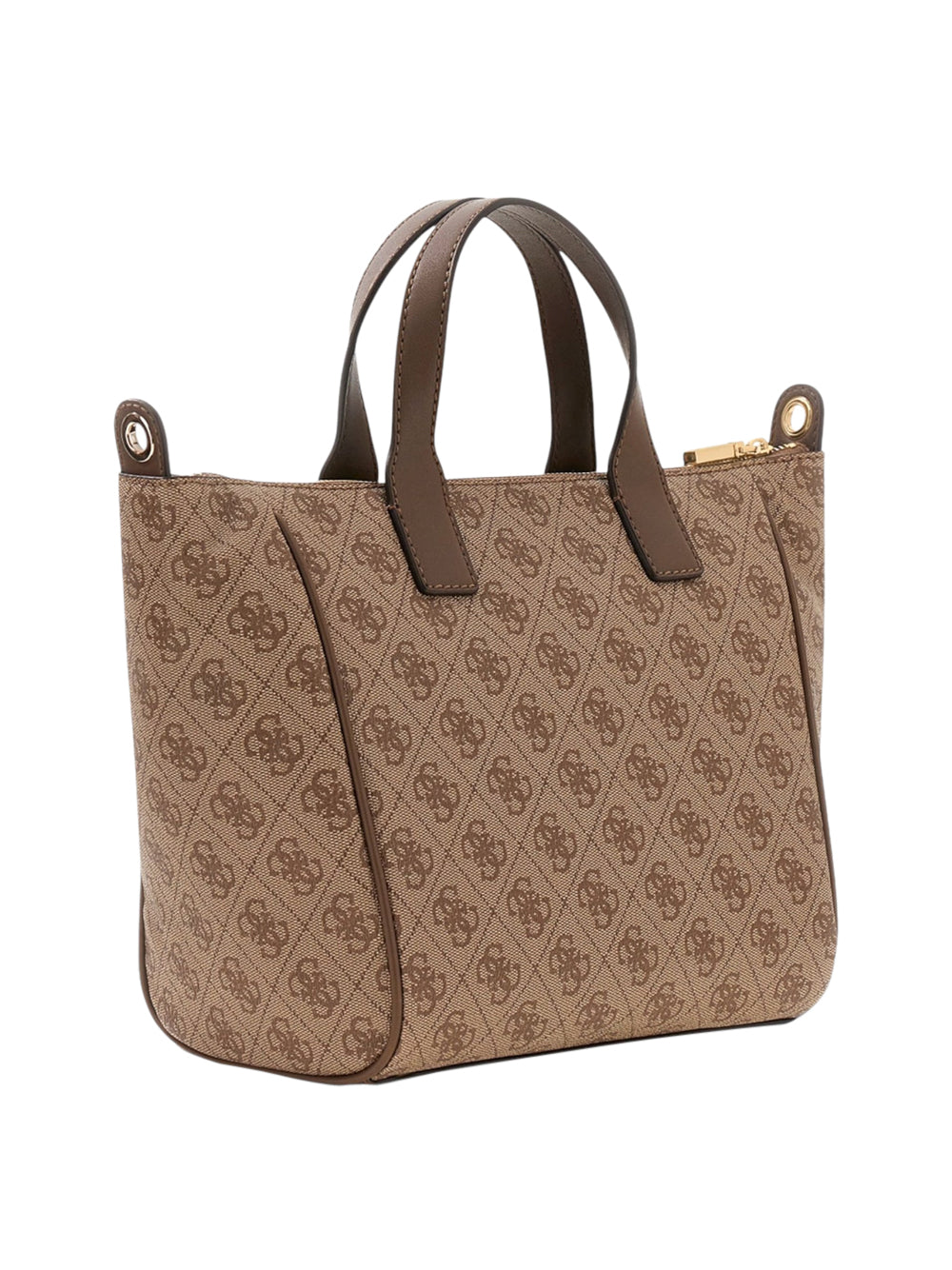 GUESS 1 USCITA Guess Borsa Shopper Follie - Brown Latte Logo