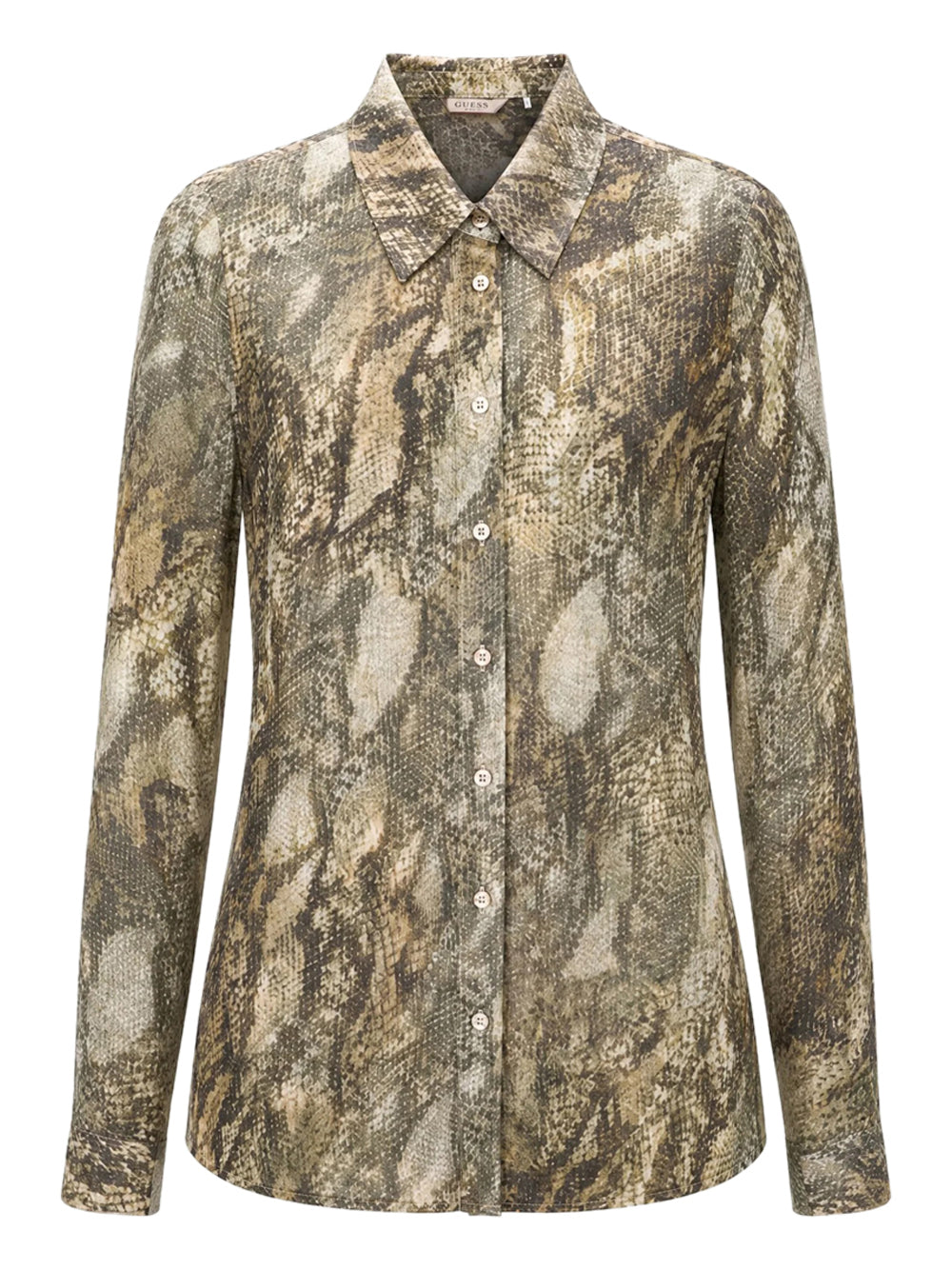 GUESS 1 USCITA Guess Camicia New Ls Clouis - Rustic Phyton Rustic Phyton