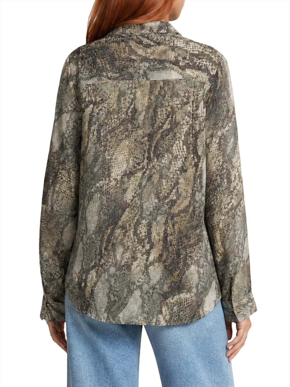 GUESS 1 USCITA Guess Camicia New Ls Clouis - Rustic Phyton Rustic Phyton