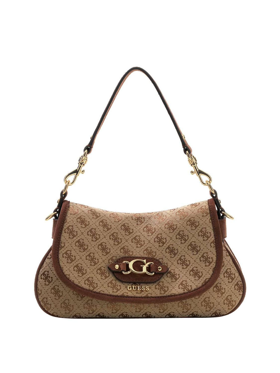 Guess Borsa a Tracolla Samantha Flap Guess - Marrone Beige