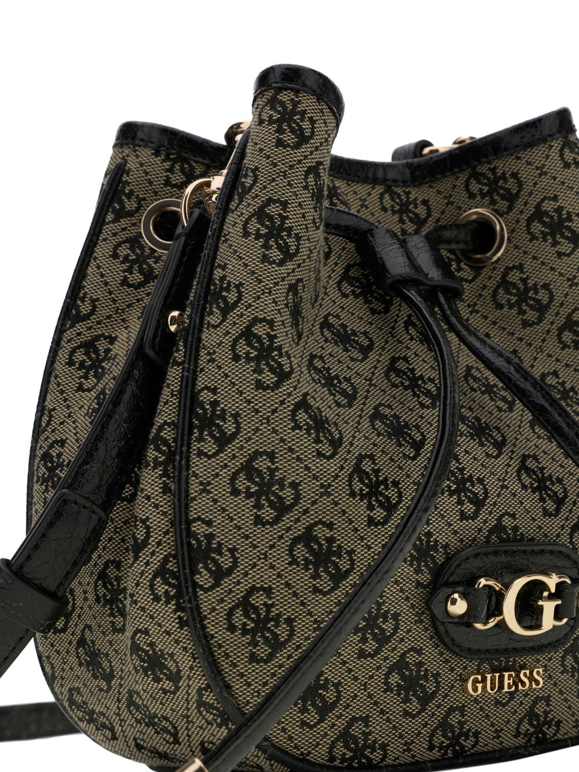GUESS 2 USCITA Borsa a Mano Guess Samantha Mini - Nero Black Logo