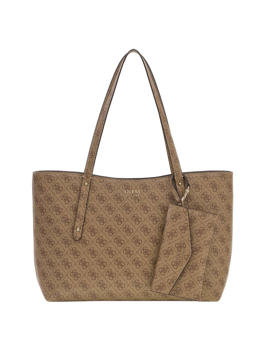 GUESS 2 USCITA Borsa a Mano Guess Brenton - Beige Beige