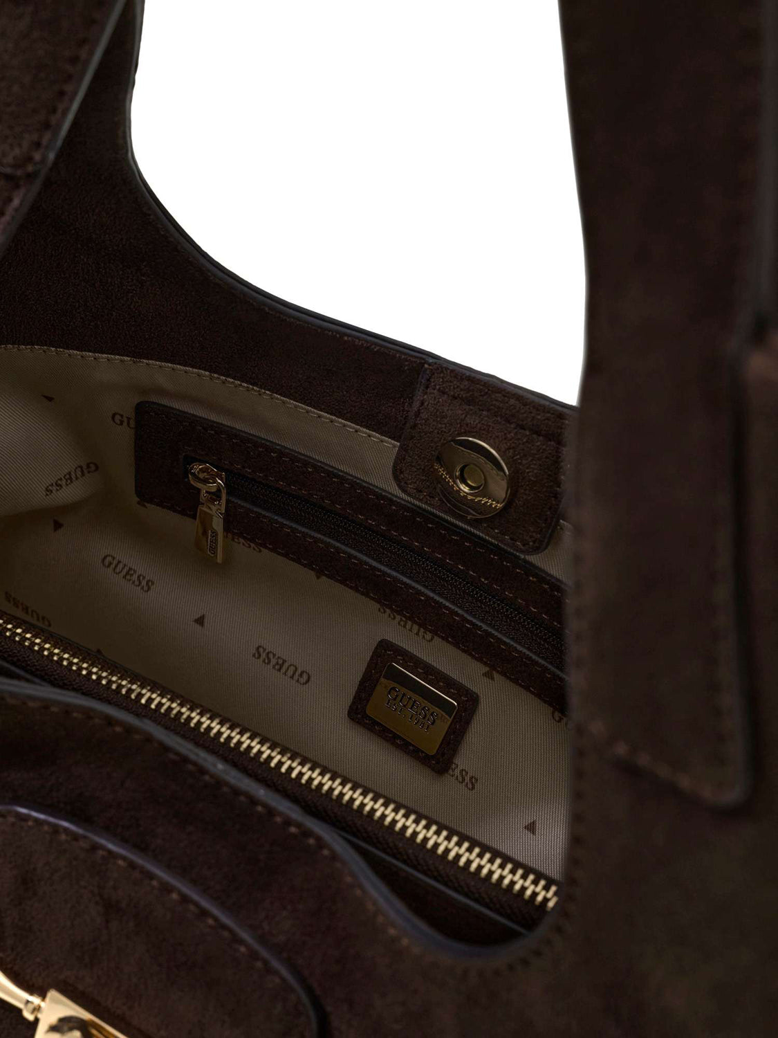 GUESS 2 USCITA Borsa a Mano Sunset Small Hobo Guess - Marrone ESPRESSO