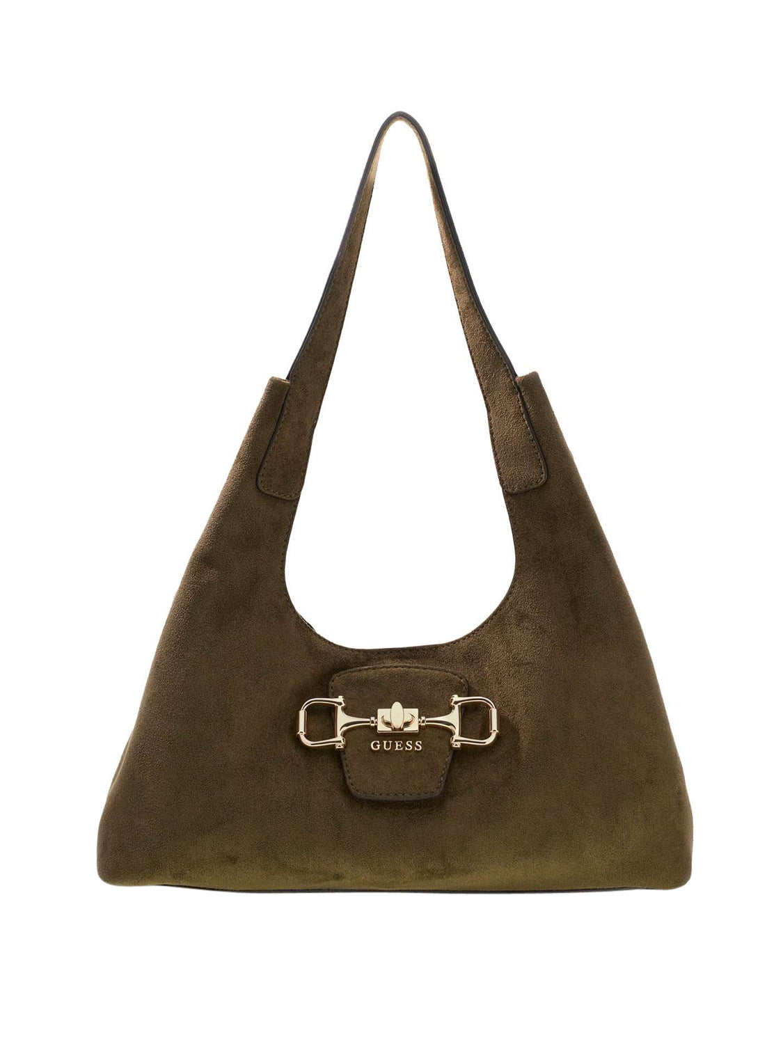 GUESS 2 USCITA Borsa a Mano Sunset Small Hobo Guess - Oliva Olive