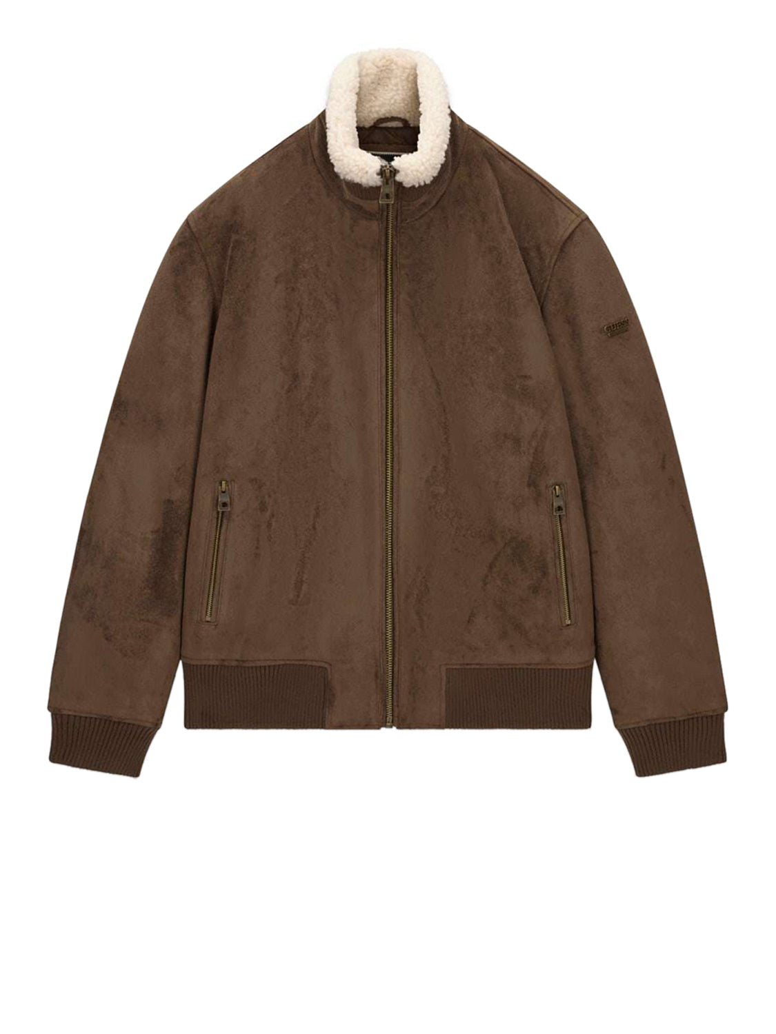 Guess Guess Giacca Suede Marrone Carob Chocolate
