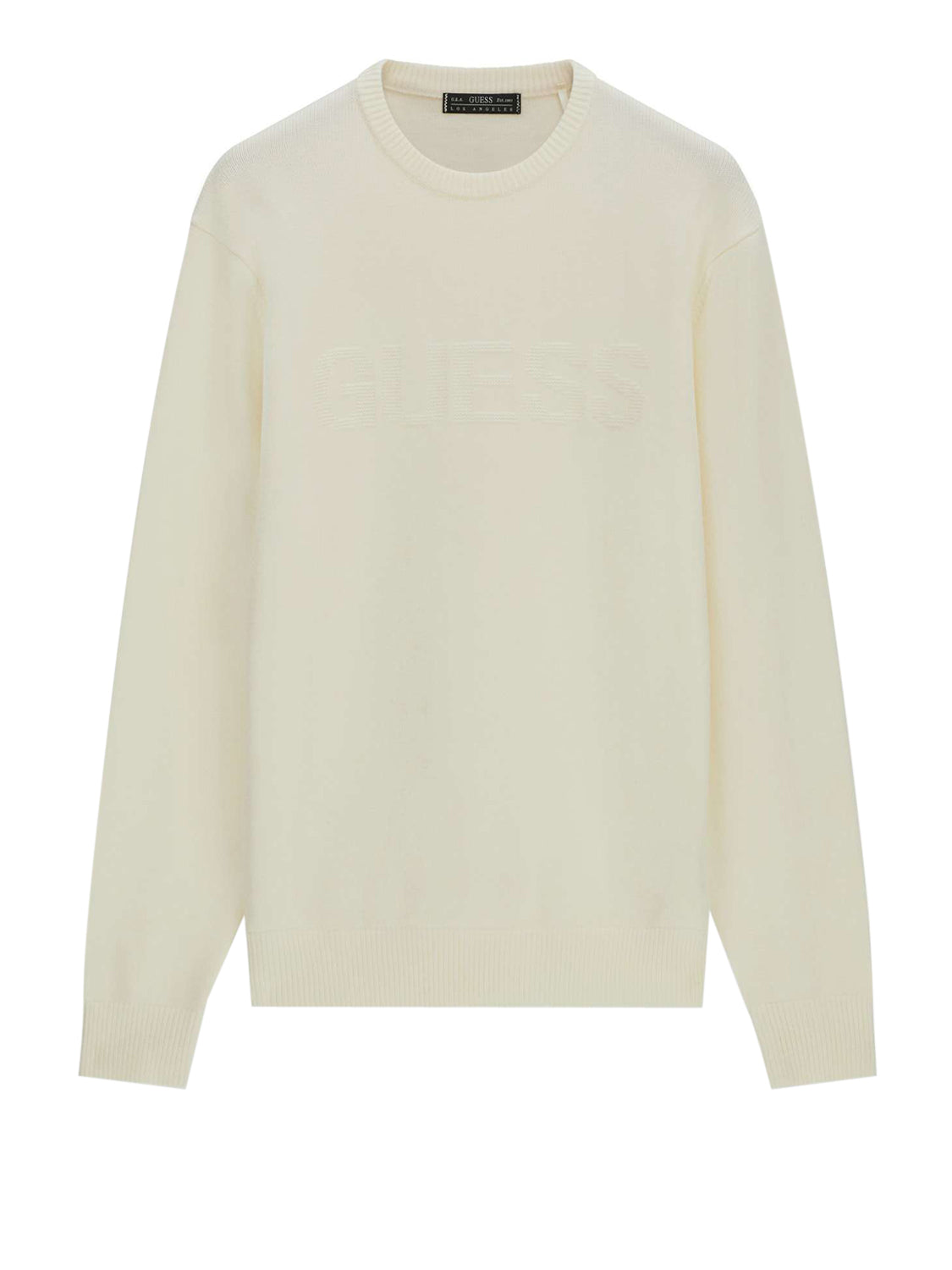 GUESS 2 USCITA Guess Felpa Noburo Cn Logo Reverse Ls - Beige Beige Linen