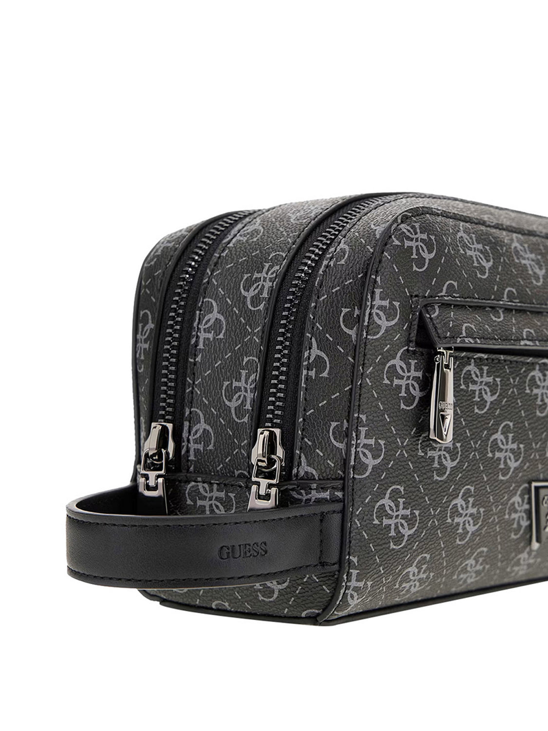 GUESS 2 USCITA Pochette Guess Milano 4G Logo - Nero Dark black