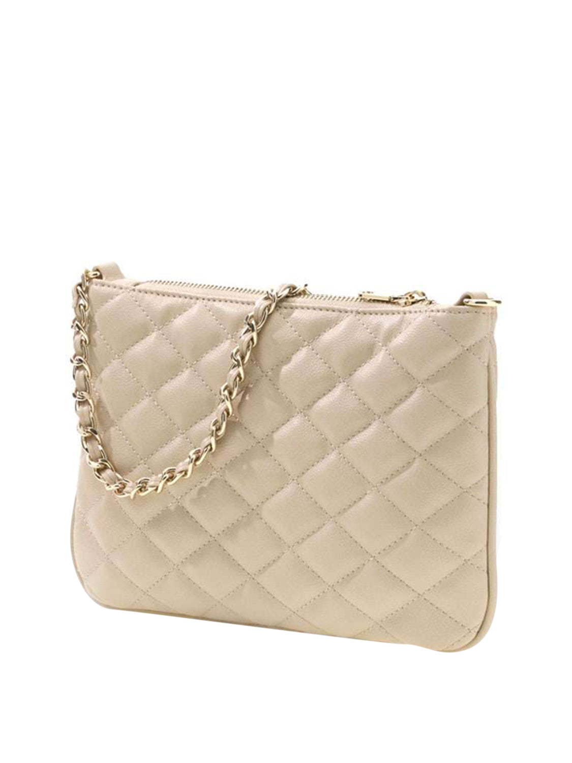 GUESS 2 USCITA Pochette Guess Frances Flat - Bone BONE