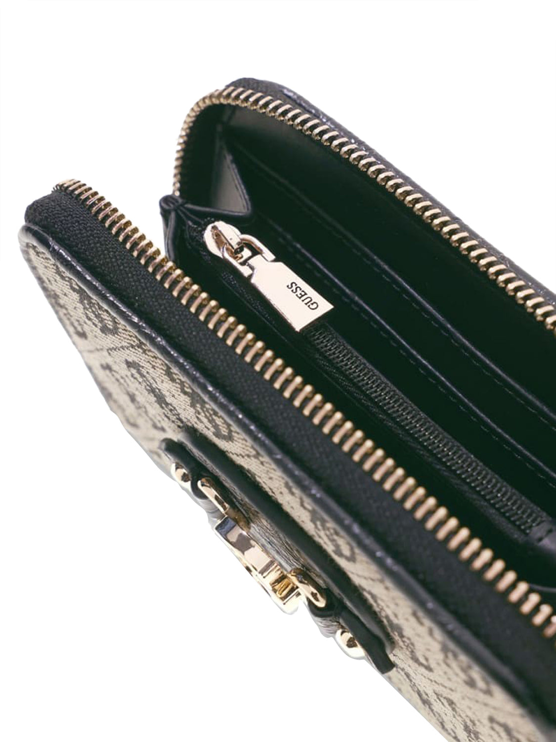 GUESS 2 USCITA Portafoglio Samantha Guess - Nero Multi Black Logo