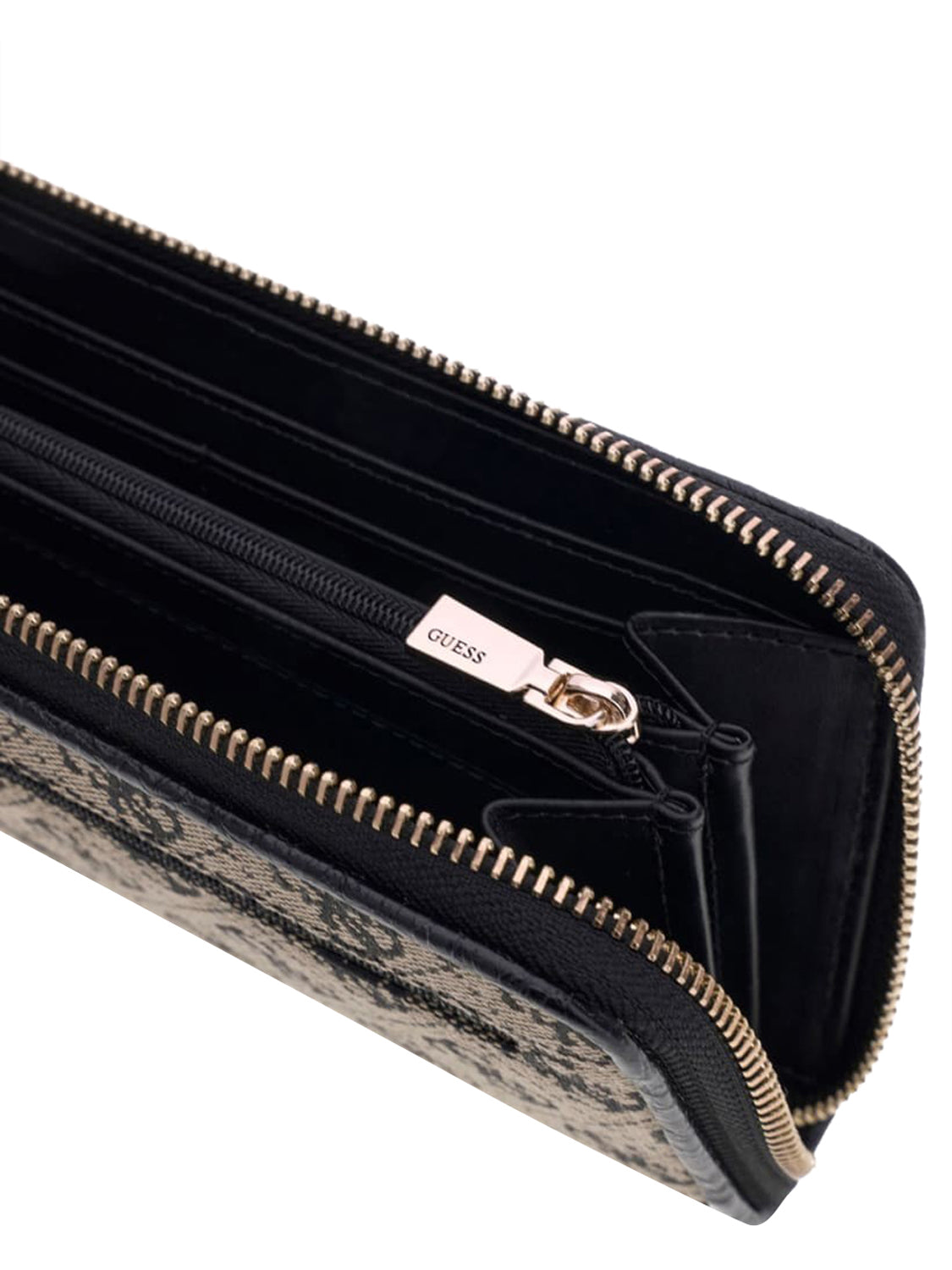 GUESS 2 USCITA Portafoglio Maxi Samantha Guess - Nero Black Logo