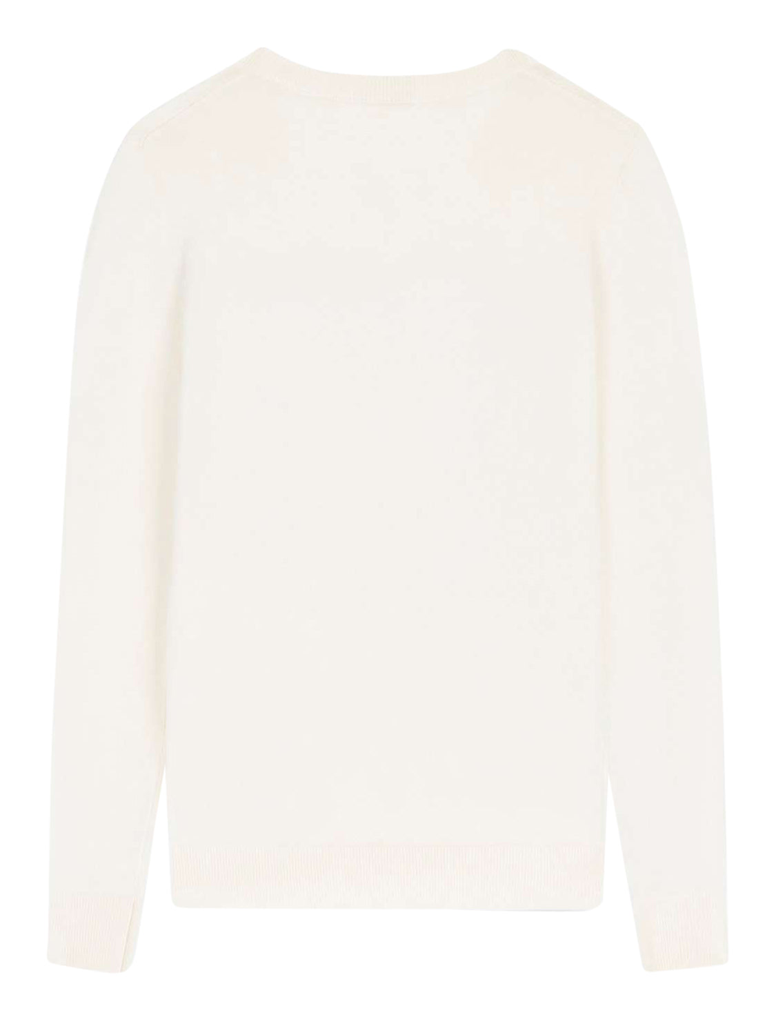 GUESS 2 USCITA Guess Felpa Ls Vn Hannah Logo Swtr - Bianco Cream white